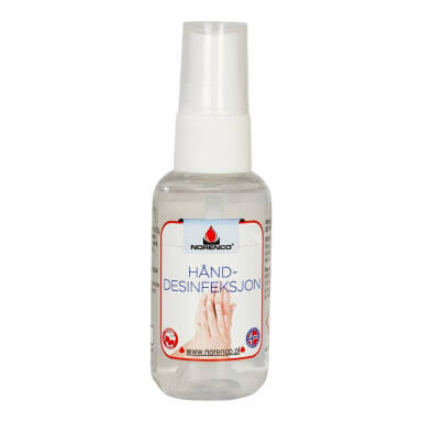 NORENCO Hand-Desinfeksjon płyn 100ml - antybakteryjny płyn do dezynfekcji rąk (z atomizerem) - 