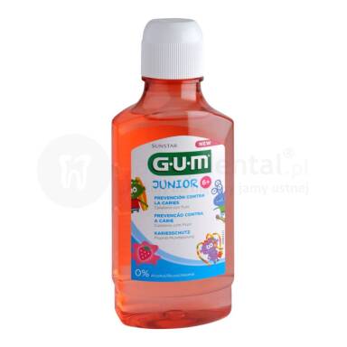 GUM Butler Junior 300ml (3020) - płyn dla dzieci (6+) o smaku truskawki