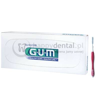 GUM Butler Trav-Ler (1612P) 36szt. - szczoteczek międzyzębowych 1.4mm (bordowa)