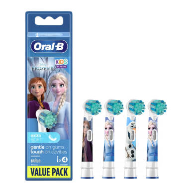 BRAUN Oral-B Stages Power EB10-4 - końcówki Oral B dla dzieci - wersja KRAINA LODU