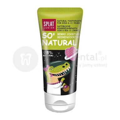 SPLAT So'Natural 73g naturalna pasta do zębów dla dzieci 6-11 - RÓŻNE SMAKI