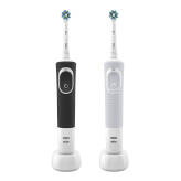 BRAUN Oral-B Vitality 100 szczoteczka elektryczna Oral B z timerem - BIAŁA/CZARNA