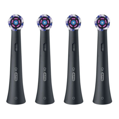 BRAUN Oral-B iO Radiant White BLACK 4szt. - końcówki wybielające do szczoteczki magnetycznej Oral-B iO