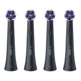 BRAUN Oral-B iO Radiant White BLACK 4szt. - końcówki wybielające do szczoteczki magnetycznej Oral-B iO