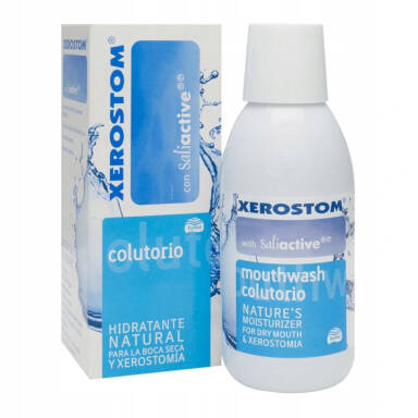 XEROSTOM Dry Mouth Mouthwash 250ml - płyn skutecznie likwidujący suchość w jamie ustnej