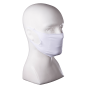 MASECZKI ochronne z JONAMI SREBRA - maski ochronne z mikrofibry - BIAŁE - 3