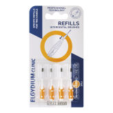 ELGYDIUM Clinic TRIO Refills 1,2mm pomarańczowe 4szt. - wkłady szczoteczek międzyzębowych do uchwytów Elgydium Clinic TRIO