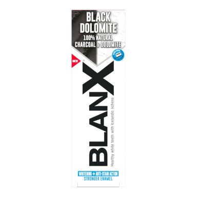 BLANX DOLOMITE 75ml - dwukolorowa pasta wybielająca do zębów z aktywnym węglem i dolomitem