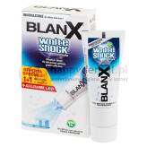 BLANX White Shock DWUPAK 2x pasta 50ml + nasadka LED - wybielająco-ochronna pasta do zębów aktywowana światłem