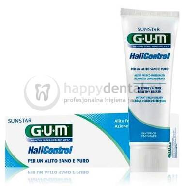 GUM Butler HaliControl 75ml (3040) - pasta zwalczająca nieświeży oddech (halitozę)