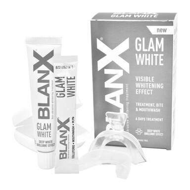 BLANX GLAM WHITE - nakładkowy system wybielający do wybielania zębów w domu