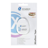 MIRADENT Mirafloss  Tape 20m - nitka od zębów w formie taśmy powlekana teflonem