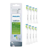 SONICARE Philips OPTIMAL WHITE HX6068/12 WHITE 8 szt. - końcówki wymienne do szczoteczek sonicznych