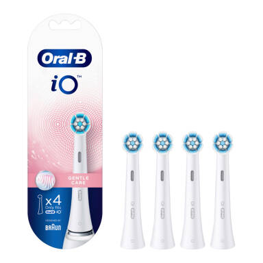 BRAUN Oral-B iO Gentle White 4szt. - końcówki do szczoteczki magnetycznej Oral-B iO