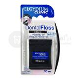 ELGYDIUM Dental FLoss BLACK czarna nić dentystyczna 50m (czarna)