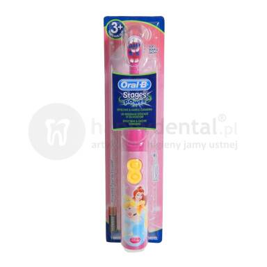 BRAUN Oral-B DB3 Stages Power - szczoteczka bateryjna Oral B dla dzieci - bajka Księżnikczki (Princess)