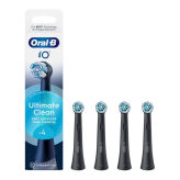 BRAUN Oral-B iO Ultimate Clean BLACK 4szt. - końcówki do szczoteczki magnetycznej Oral-B iO