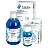 MIRADENT Mirafluor CHX 100ml 0,06% - płyn o stężeniu chlorheksydyny 0,06% i związkami fluoru 250ppm (MAŁY)