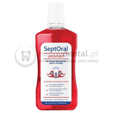 SEPTORAL Parodont 500ml - płyn do płukania jamy ustnej przeciw parodontozie