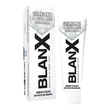 BLANX Market WHITENING Zdrowe i Białe Zęby 75ml -  wybielająca pasta zębów z krzemionką przywraca zębom naturalną biel