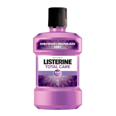 LISTERINE Total Care 6w1 1000ml (FIOLETOWY) - płyn do płukania jamy ustnej zapewniający kompleksową pielęgnację