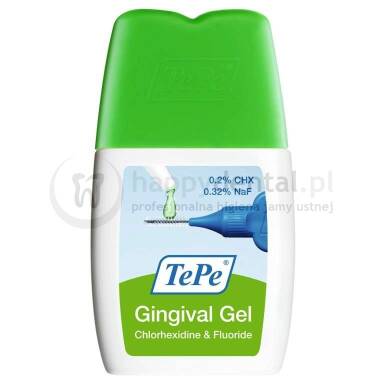 TePe Gingival Gel 20ml - antybakteryjny żel z chlorheksydyną do czyszczenia przestrzeni międzyzębowych