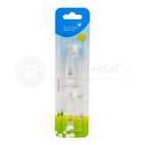 BRUSH-BABY BabySonic PRO 0-18 miesiecy - 2 SZTUKI - końcówki do nowej wersji szczoteczki sonicznej Brush-Baby PRO