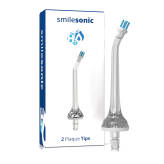 SMILESONIC Plaque Tips 2szt. - dysze usuwające płytkę nazębną do irygatorów Smilesonic H2O