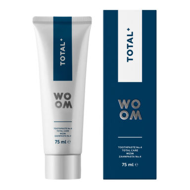 WOOM TOTAL + - pasta do zębów o działaniu wzmacniającym z hydroksyapatytem