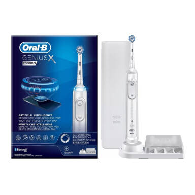 BRAUN Oral-B GENIUS X 20000N - najnowocześniejsza szczoteczka elektryczna WHITE