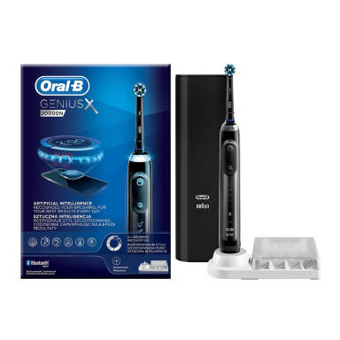 BRAUN ORAL-B GENIUS X 20000 Black - szczoteczka elektryczna CZARNA