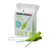 TANDEX Flexi 6szt. BOX 1.00-6.0mm (ZIELONE) - pudełko 6 szczoteczek międzyzębowych stożkowych (PHD-1.6 LIME)