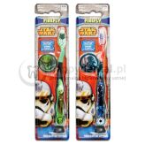 Dr.Fresh STAR WARS szczoteczka z nakładką z wizerunkiem bohaterów sagi STAR WARS dla dzieci od 3-go roku życia
