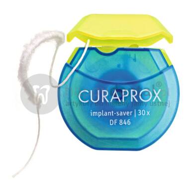 CURAPROX DF 846 Implant-Saver 30szt. - nić dentystyczna do pielęgnacji implantów