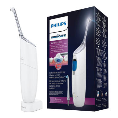 SONICARE Philips AirFloss ULTRA HX8438/01 - irygator Philips AirFloss w zestawie z 2 końcówkami