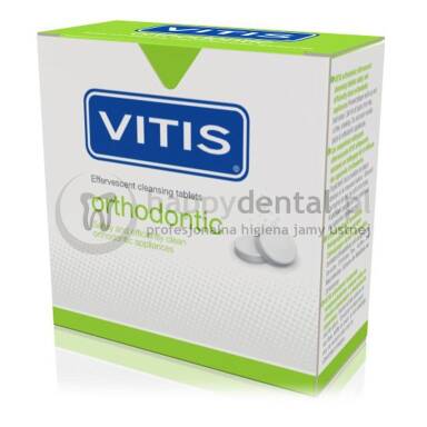 Dentaid VITIS Orthodontic Tabletki Czyszczące 32szt. - tabletki oczyszczające ruchome aparaty ortodontyczne oraz retainery