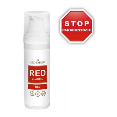 ORTHOSEPT RED Classic żel na paradontozę z chlorheksydyną 0,2% - 30ml