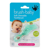BRUSH-BABY Chewable Toothbrush & Teether - szczoteczka z gryzakiem dla dzieci do 3 roku życia