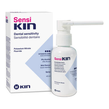 SensiKIN Spray 40ml - spray do stosowania miejscowego przy silnej bolesności i nadwrażliwości zębów