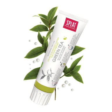 SPLAT Professional GREEN TEA 100ml - bio-aktywna pasta do zębów z ekstraktem z zielonej herbaty (nie zawiera fluoru)
