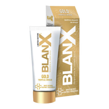 BLANX PRO GOLD Tropical Breeze 75ml - pasta wybielająca do zębów - NOWOŚĆ - EDYCJA LIMITOWANA