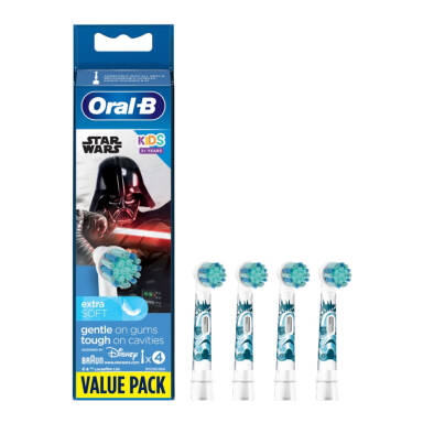 BRAUN Oral-B Stage Power EB10-4 - końcówki do szczoteczki elektrycznej Oral B - wersja STAR WARS