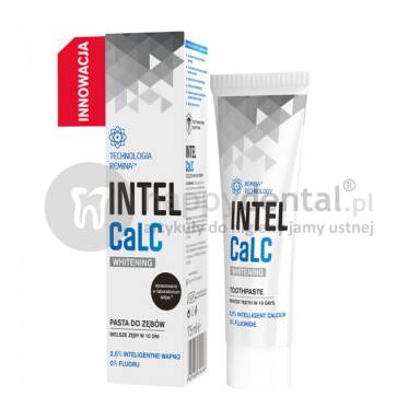 TOŁPA INTELCALC WHITENING 75ml - wybielająca pasta do zębów z technologią REMINA™