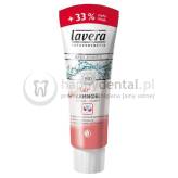 LAVERA Basis Sensitiv DLA DZIECI 75ml + 33% - pasta do zębów dla dzieci z wyciągiem z truskawek i malin