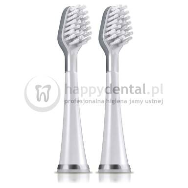 WHITEWASH REPLACEMENT BRUSH HEADS SW-1033 WYBIELAJĄCE 2szt. - wybielające końcówki wymienne do szczoteczki sonicznej WHITEWASH