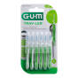 GUM Trav-Ler 1414 BLISTER 6szt. - szczoteczki międzyzębowe  1,1mm (zielone)