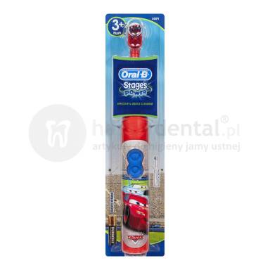 BRAUN Oral-B DB3 Stages Power - szczoteczka bateryjna Oral B dla dzieci - bajka AUTA (Cars)