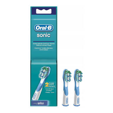 BRAUN Oral-B Sonic 2szt. SR18-2 - końcówki do szczoteczki sonicznej Braun Oral-b