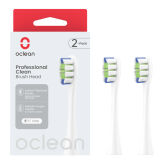 OCLEAN Professional Clean P1C1 W02 White 2szt. - końcówki do szczoteczek sonicznych Oclean białe
