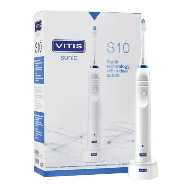 VITIS Sonic S10 - szczoteczka soniczna z jednym trybem pracy i końcówką VITIS Sonic Medium